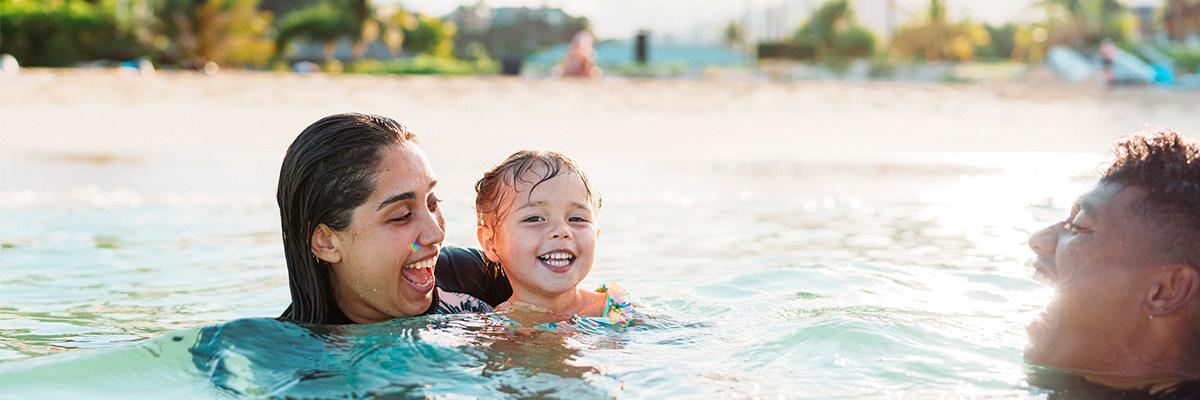 Family time at the beach!